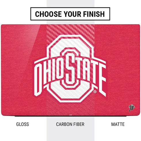 Ohio State University Buckeyes Red Logo Dell Vostro Skin